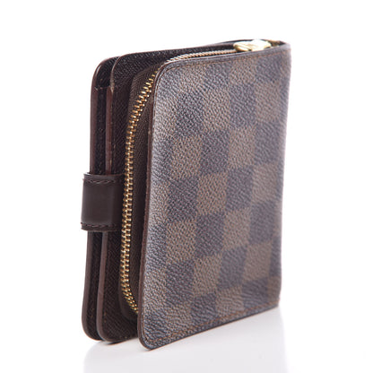 Louis Vuitton Damier Ebene Zippe Zipped Compact Wallet 3 of 11