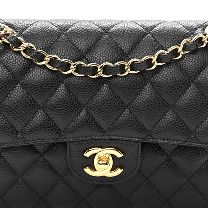 Chanel Caviar Quilted Small Double Flap Black 8 of 10