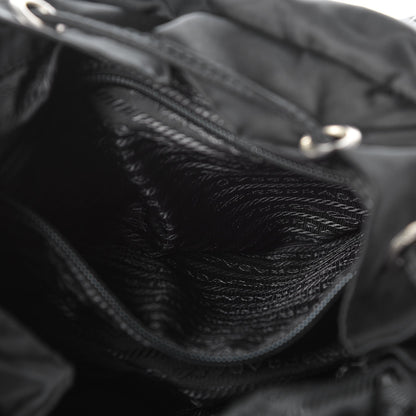 Prada Nylon Vela Medium Backpack Black 8 of 14