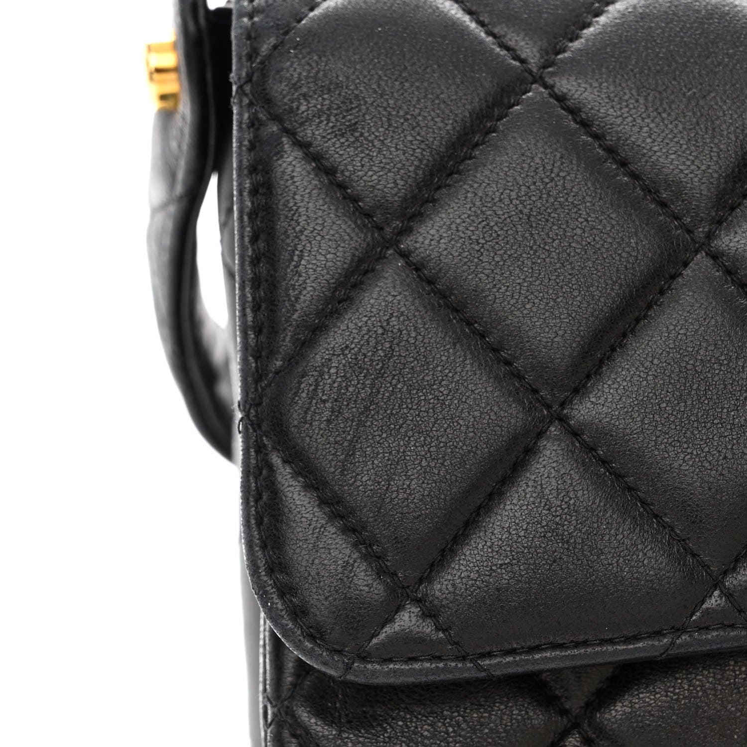 Chanel Lambskin Quilted Medium Double Sided Flap Black 16 of 16