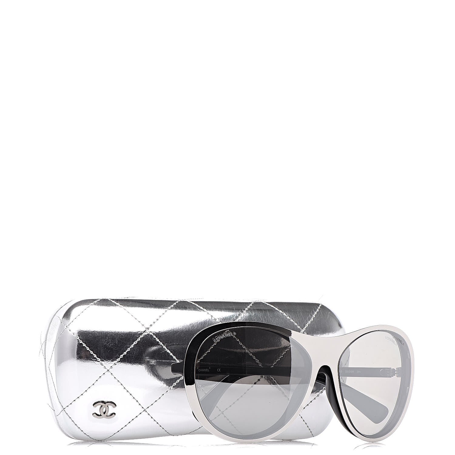 Chanel Clip On Sunglasses 71232 Black Grey 11 of 11
