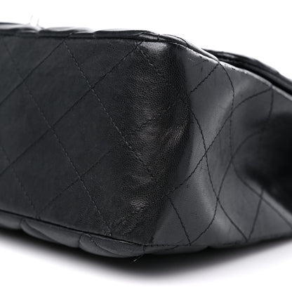 Chanel Lambskin Quilted Jumbo Single Flap Black 9 of 14