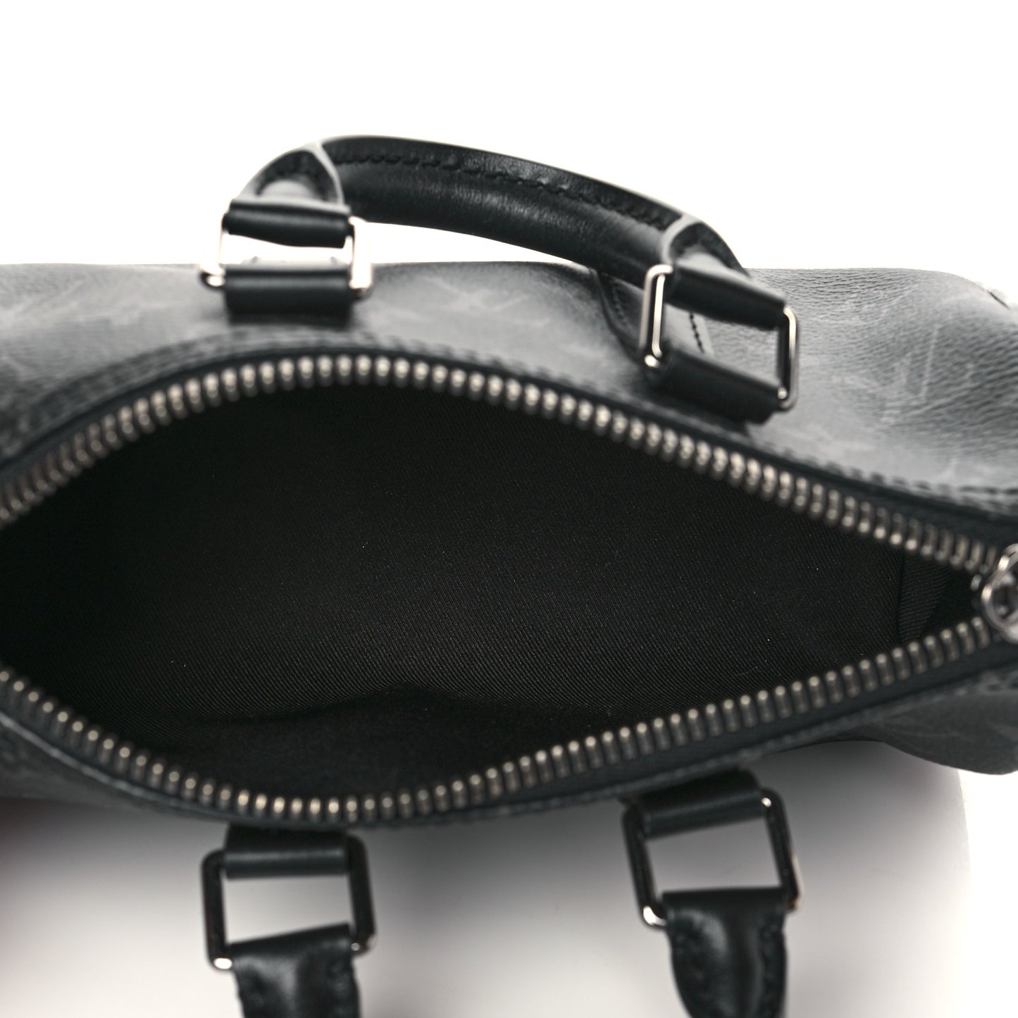 Reverse Monogram Eclipse Keepall XS Black