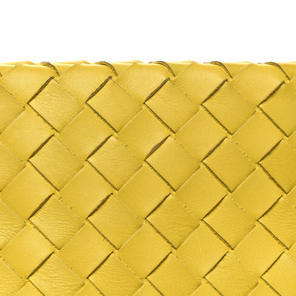 Bottega Veneta Nappa Intrecciato Fold Clutch Lemon 8 of 10
