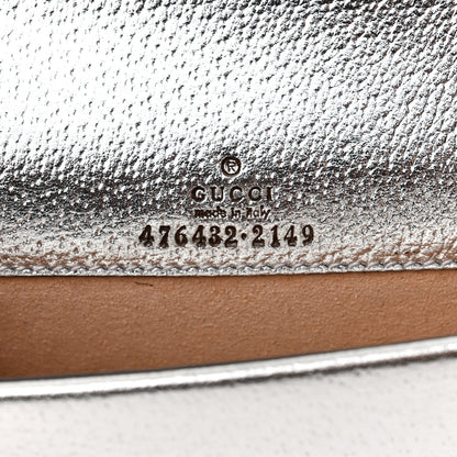 Gucci Metallic Calfskin Super Mini Dionysus Shoulder Bag Silver 7 of 11
