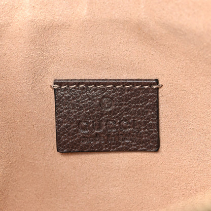 Gucci GG Supreme Monogram Large Ophidia Pouch Clutch Brown 6 of 9