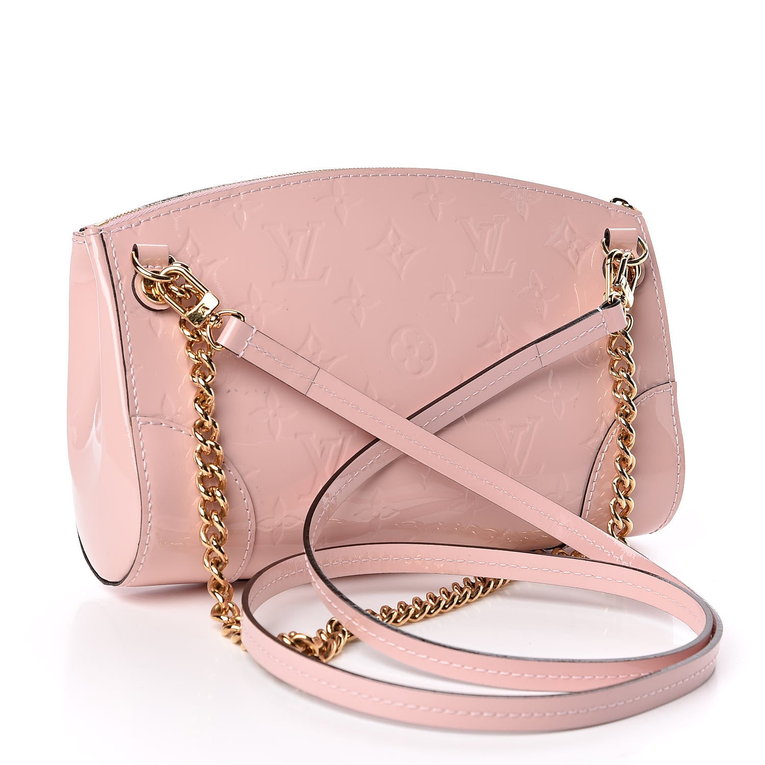 Louis Vuitton Vernis Santa Monica Clutch Rose Ballerine 3 of 10