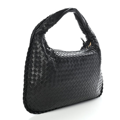Bottega Veneta Nappa Intrecciato Medium Veneta Hobo Black 3 of 9