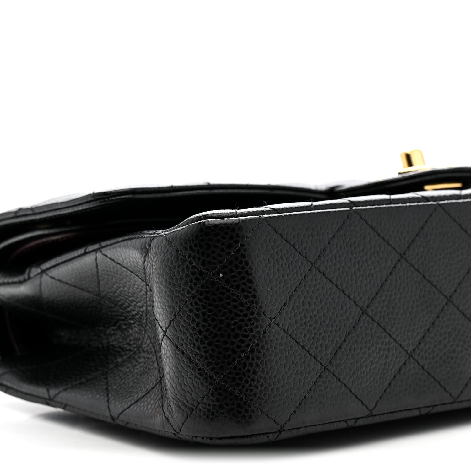 Chanel Caviar Quilted Medium Double Flap Black 9 of 11