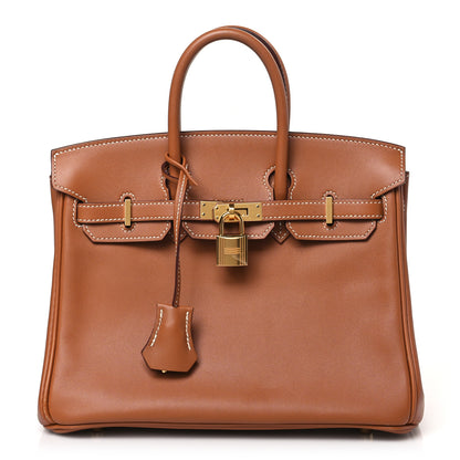 Hermes Swift Birkin 25 Gold 1 of 9