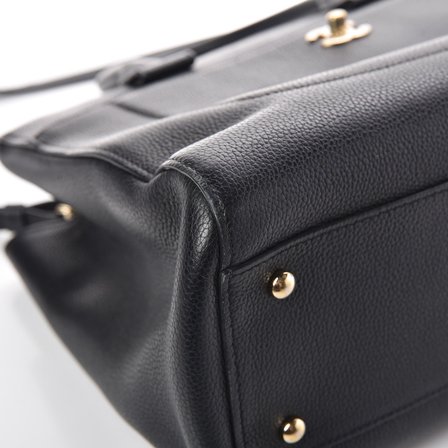 Chanel Grained Calfskin Small Neo Executive Shopper Tote Black 10 of 12