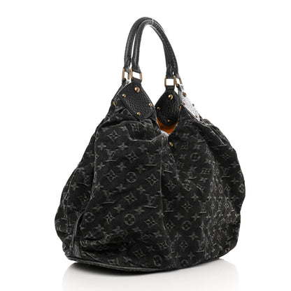 Louis Vuitton Denim Mahina XL Black 3 of 12