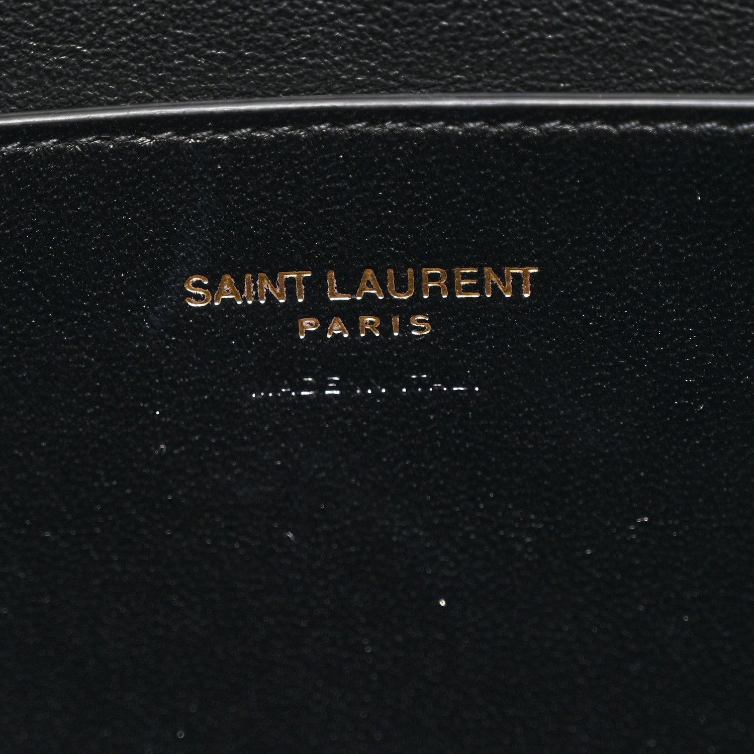 Saint Laurent Lambskin Large Cassandre Envelope Pouch Black 6 of 7