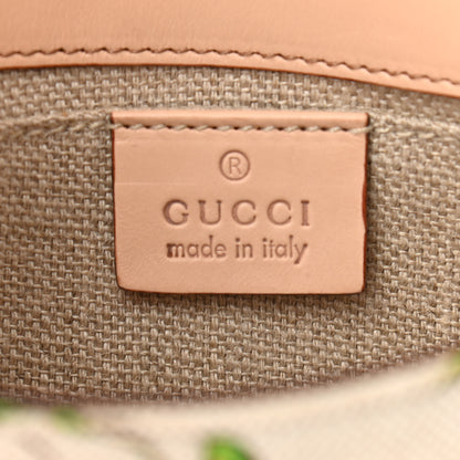 Gucci Canvas Flora Floral Horsebit Clutch 6 of 11