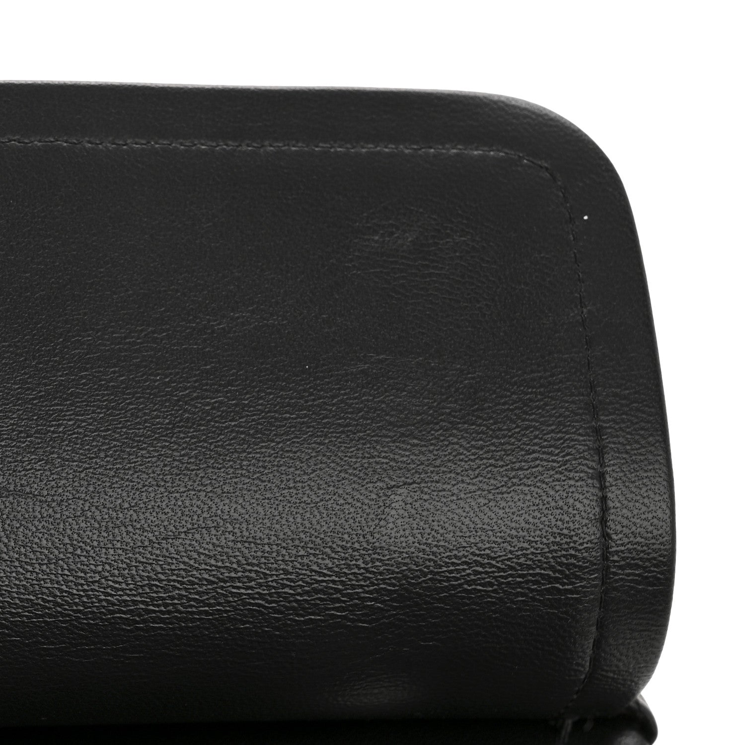 Chanel Lambskin Quilted Medium Double Flap Black 11 of 14