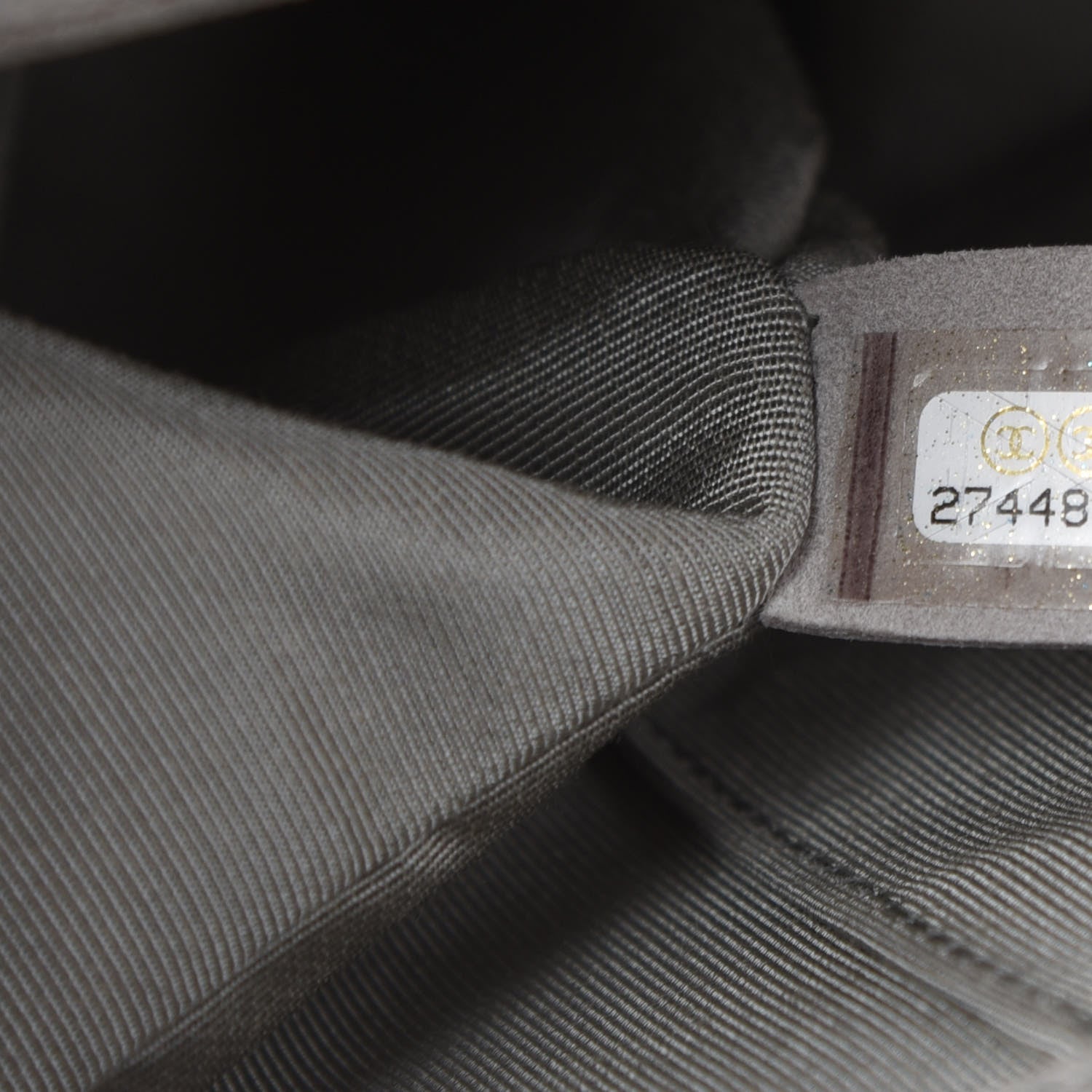 Chanel Caviar Quilted New Medium Boy Flap Grey 7 of 10