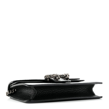 Gucci Calfskin Super Mini Dionysus Shoulder Bag Black 3 of 11