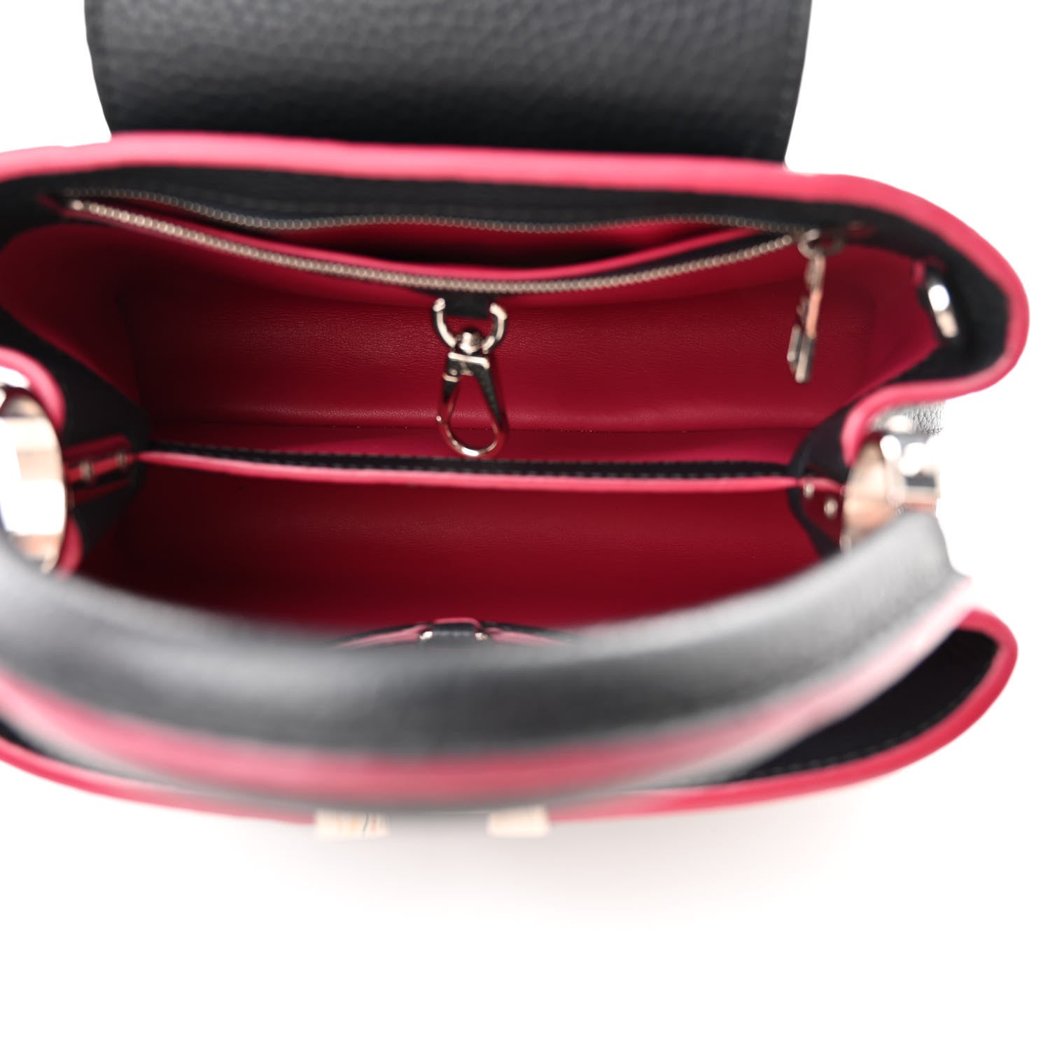 Louis Vuitton Taurillon Capucines BB Cobalt Fuchsia 5 of 11