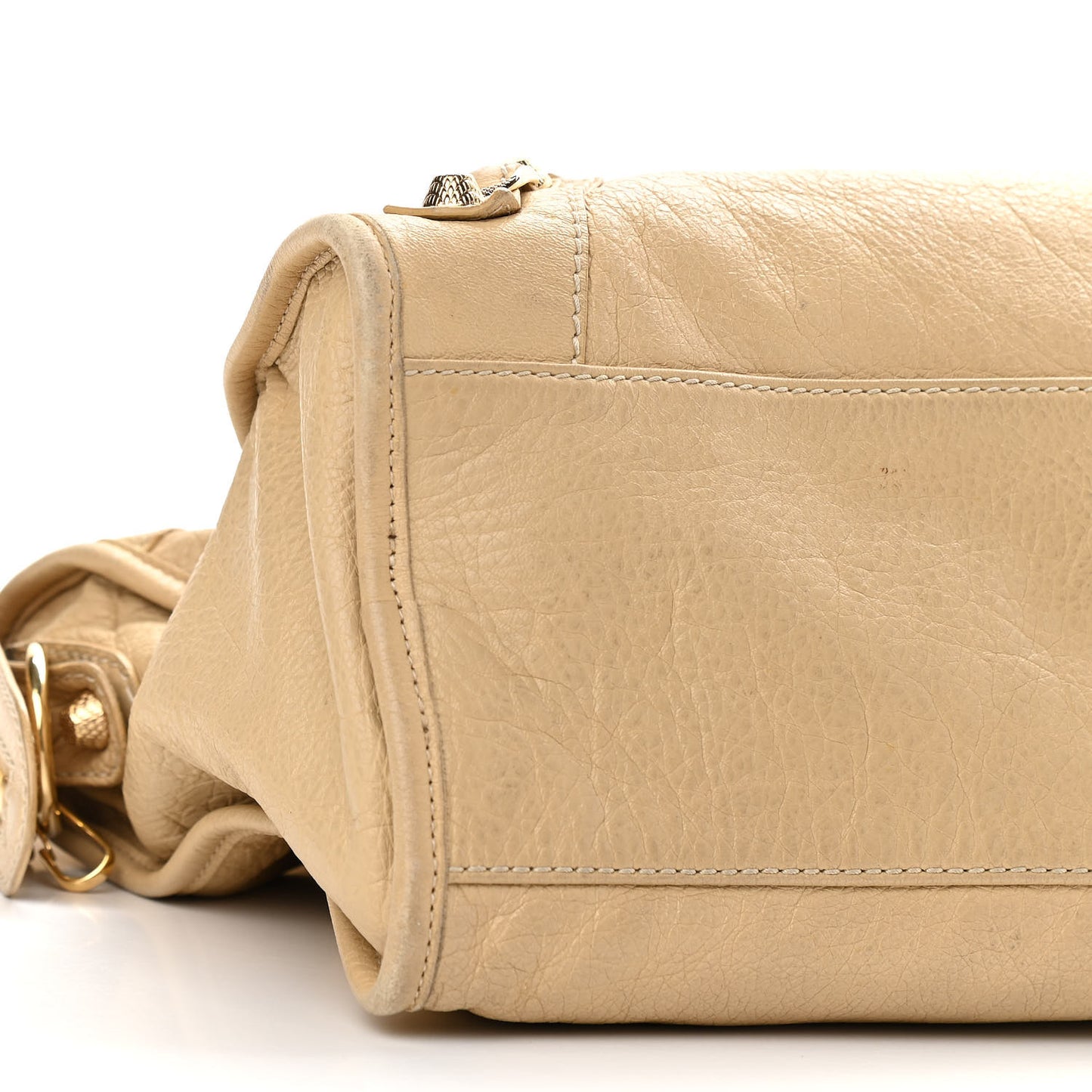 Agneau Giant 12 Gold Hardware City Beige Oryx