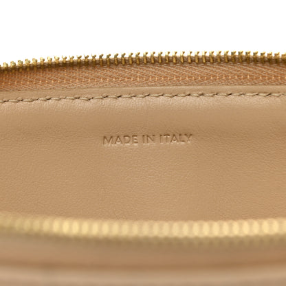Celine Calfskin Quilted C Charm Pouch Nude 7 of 8