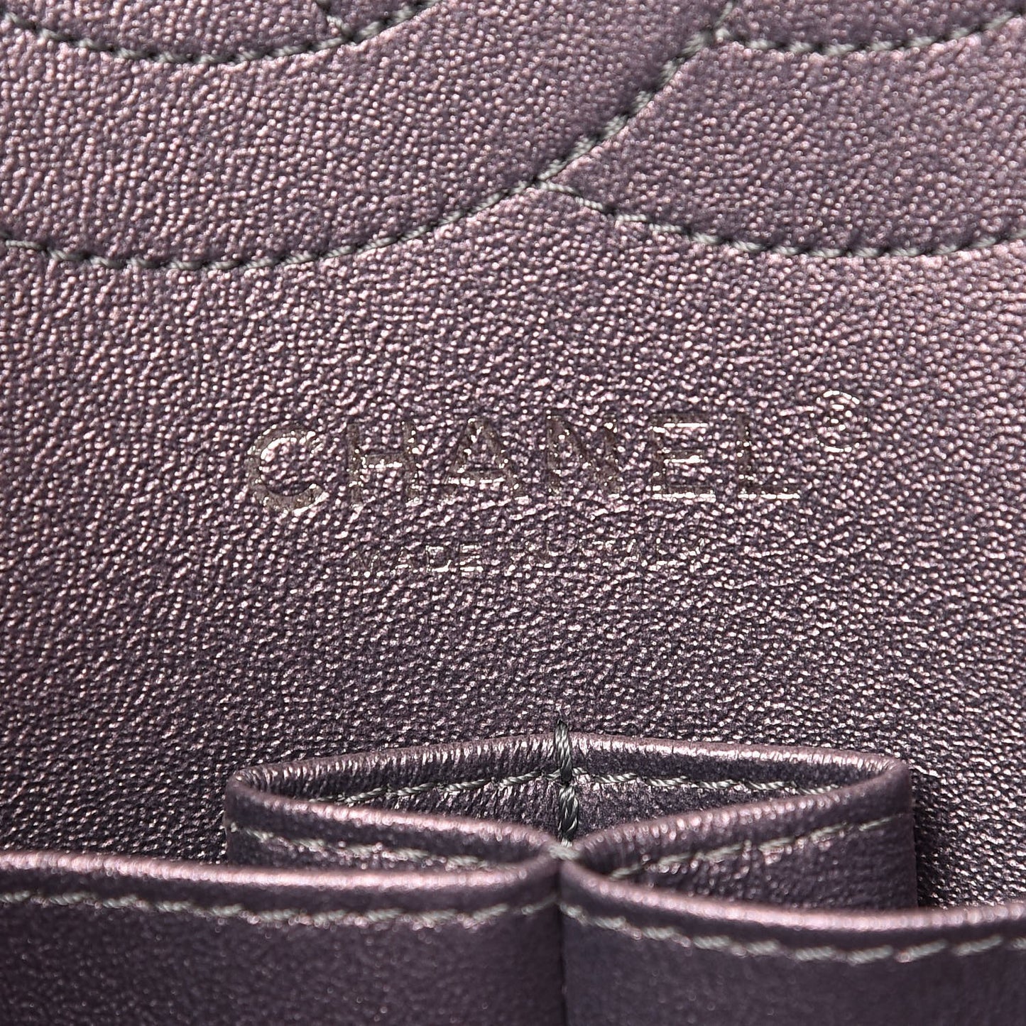 Iridescent Lambskin Quilted 2.55 Reissue 225 Flap Light Purple