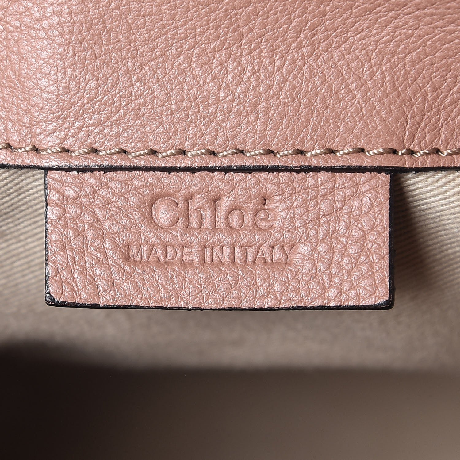 Chloe Suede Calfskin Mini Faye Backpack Nougat 7 of 12