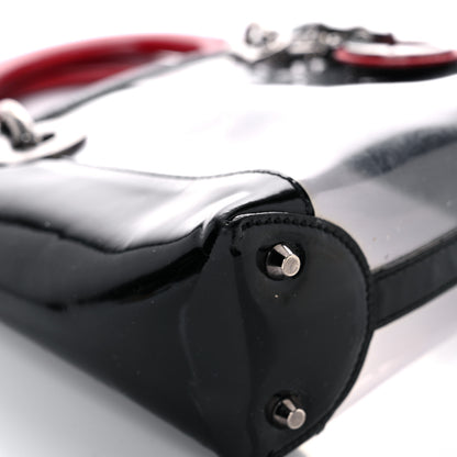 Christian Dior PVC Lady Dior Black Red 7 of 24
