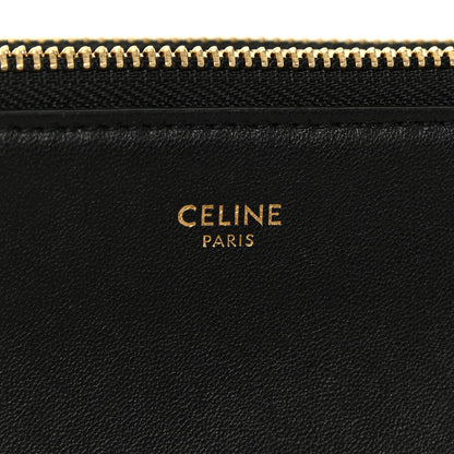 Celine Lambskin Small Trio Crossbody Bag Black 6 of 11