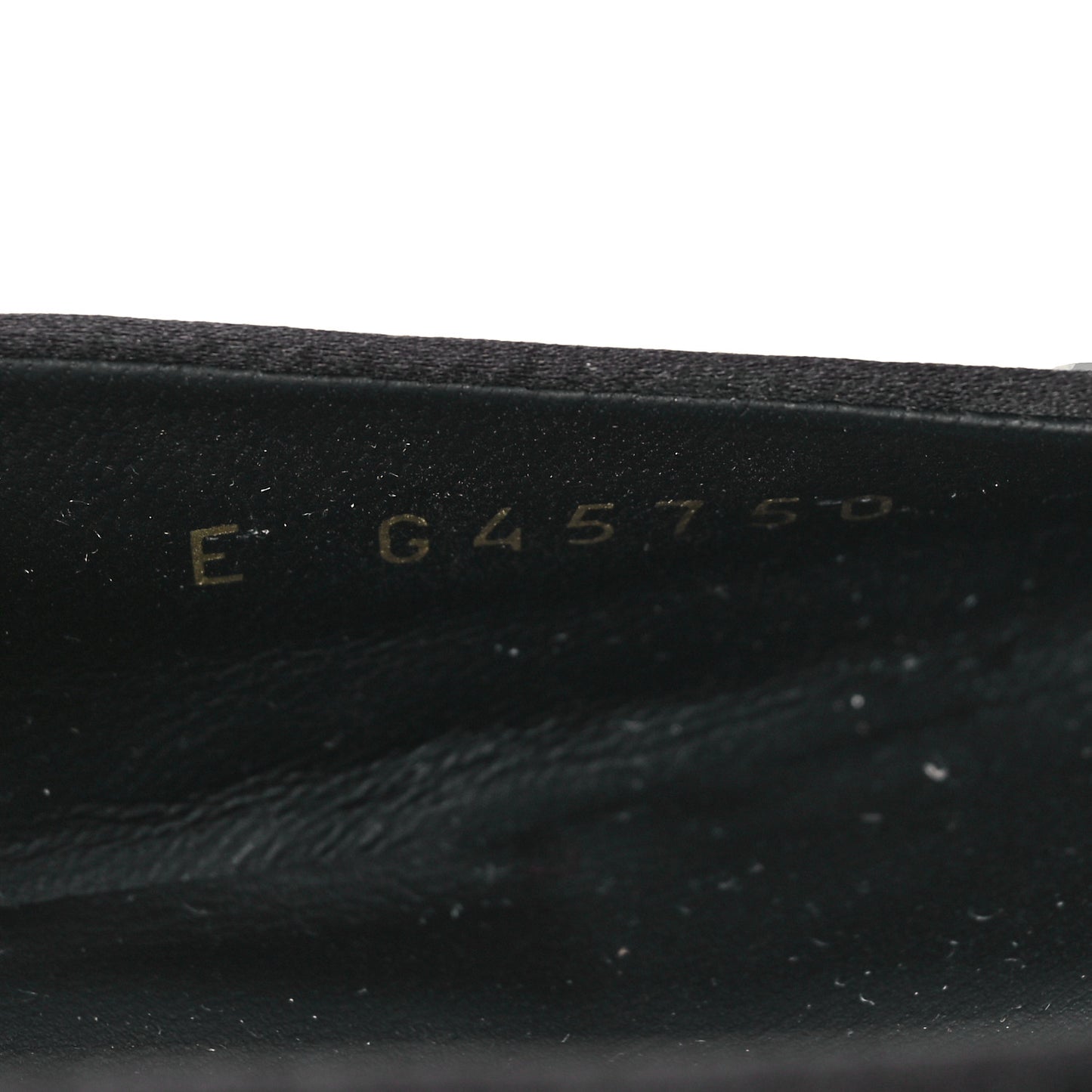 Satin Strass Bow Mary Jane Flats 37 Black
