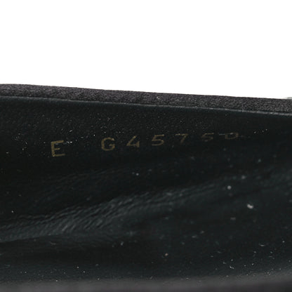 Chanel Satin Strass Bow Mary Jane Flats 37 Black 9 of 11