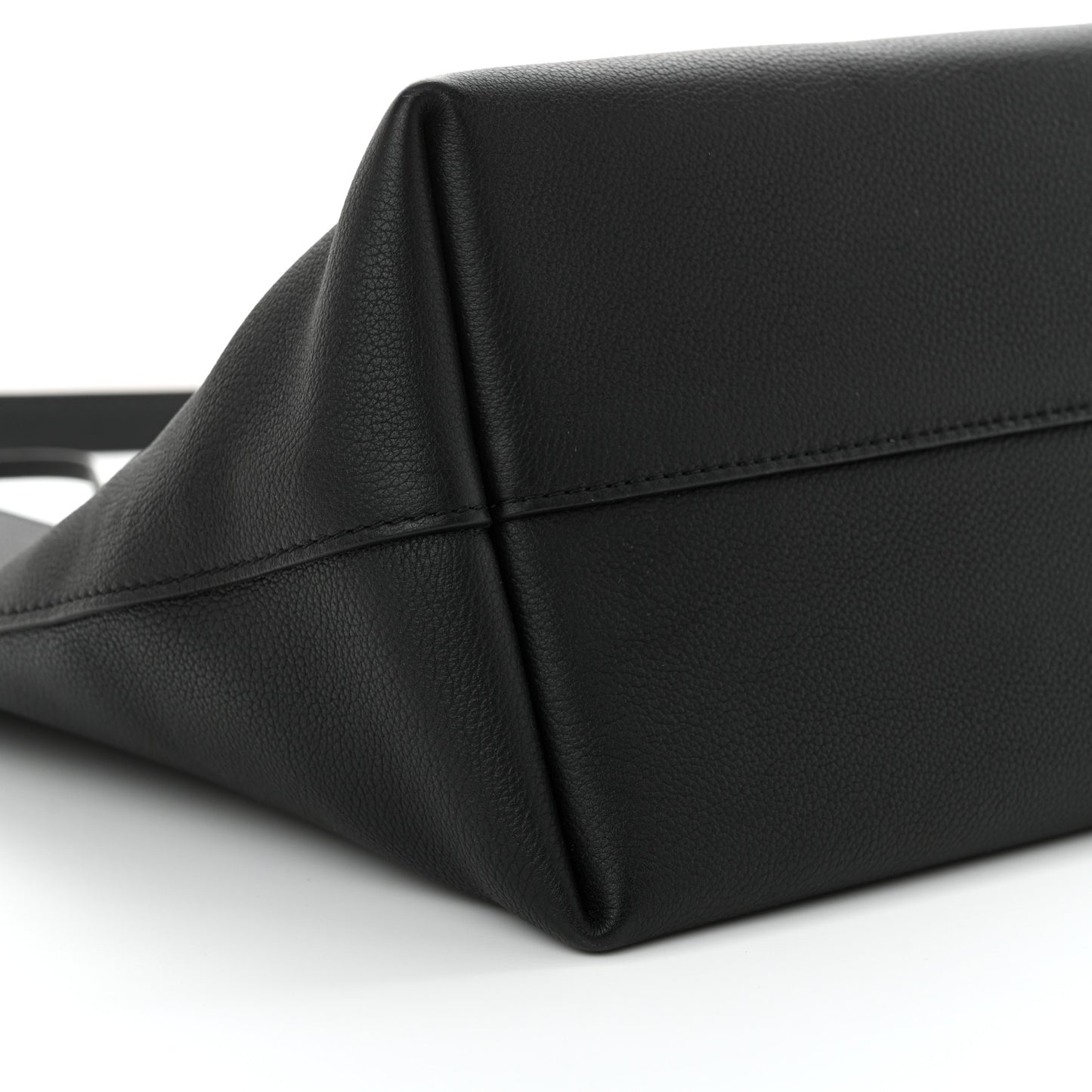 Calfskin Lockme Hobo Black
