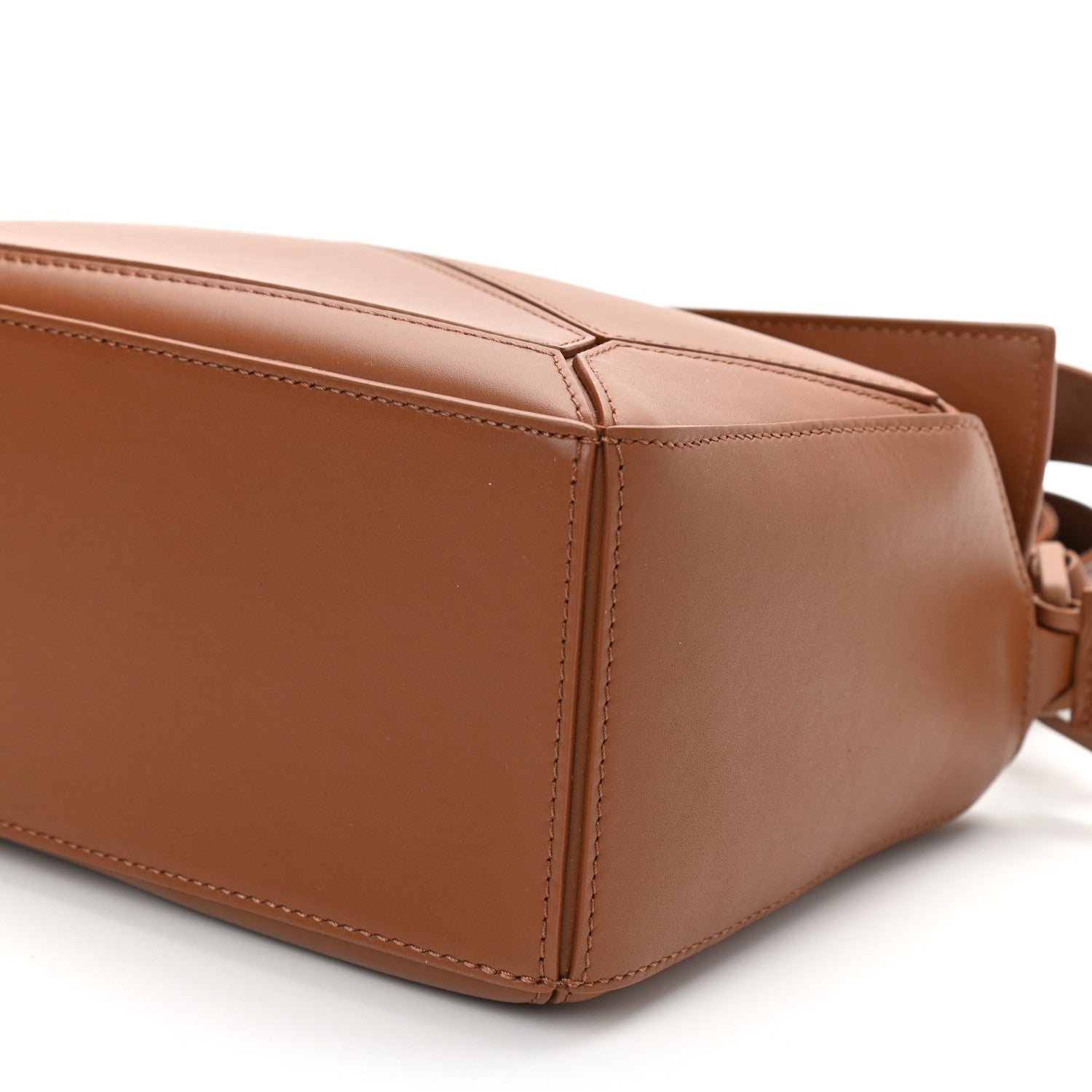 Loewe Satin Calfskin Small Puzzle Bag Pecan 8 of 8