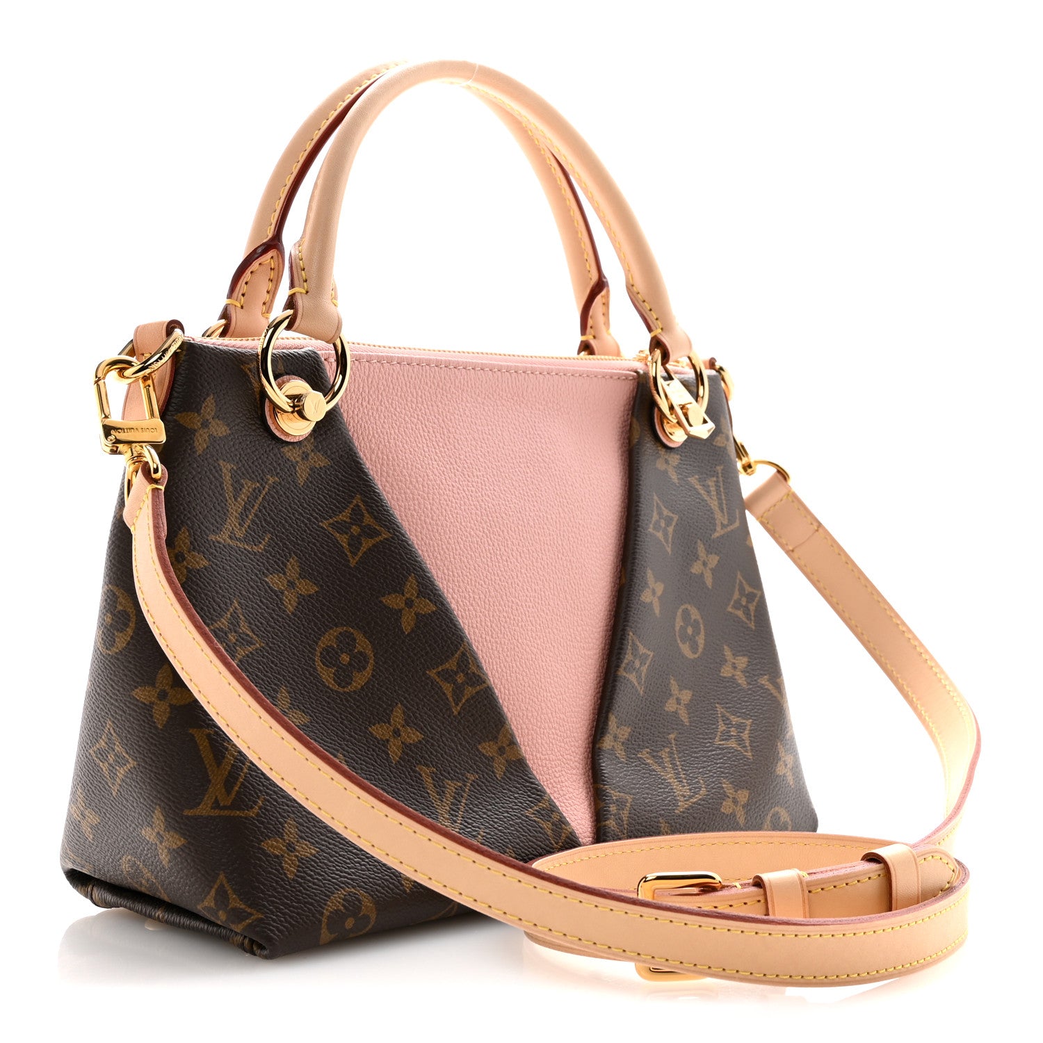 Louis Vuitton Monogram V Tote BB Rose Poudre 3 of 12