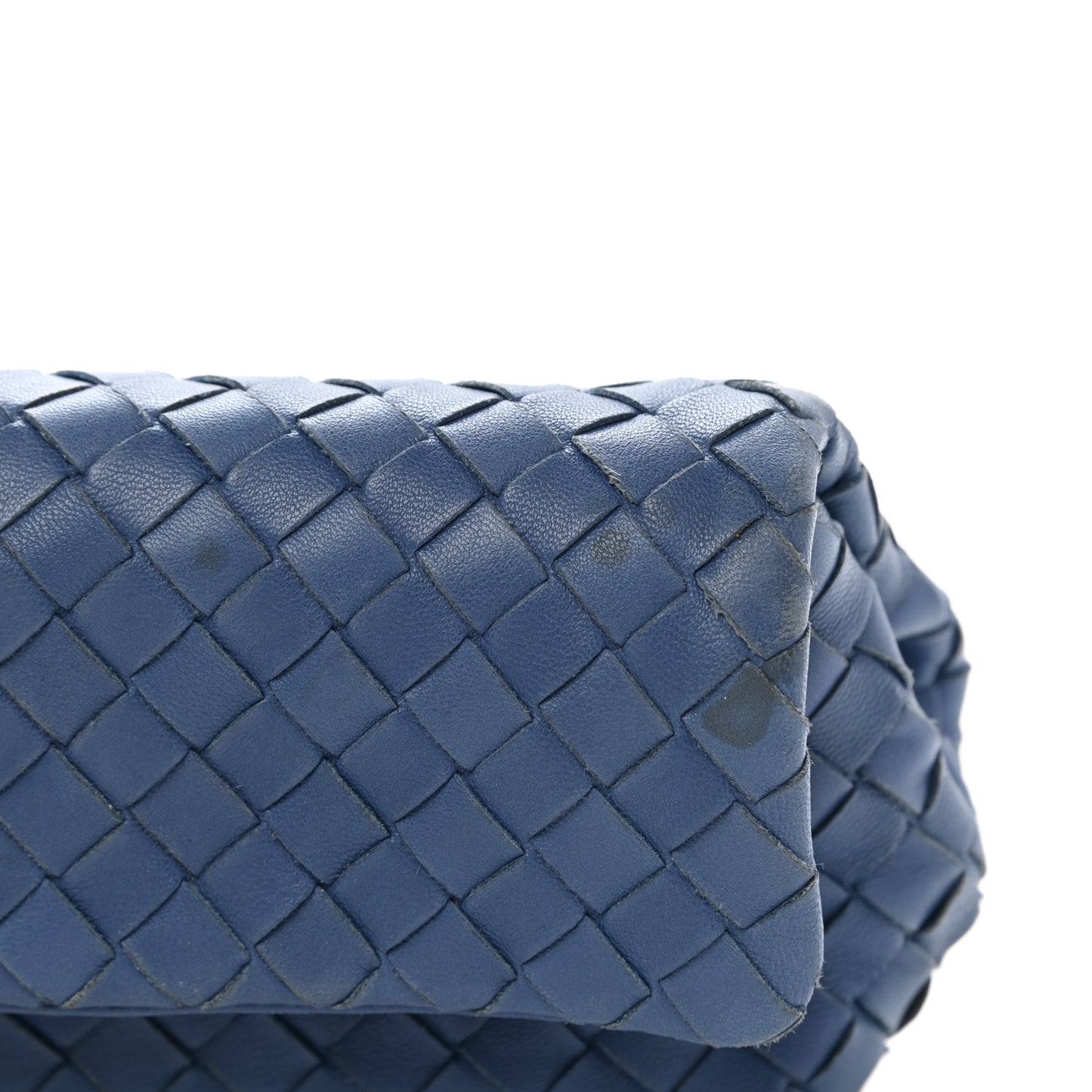 Nappa Intrecciato Cosmetic Case Storm Blue