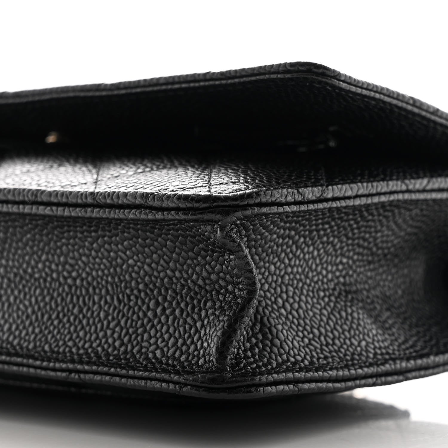 Chanel Caviar Quilted Wallet on Chain WOC Black 11 of 12