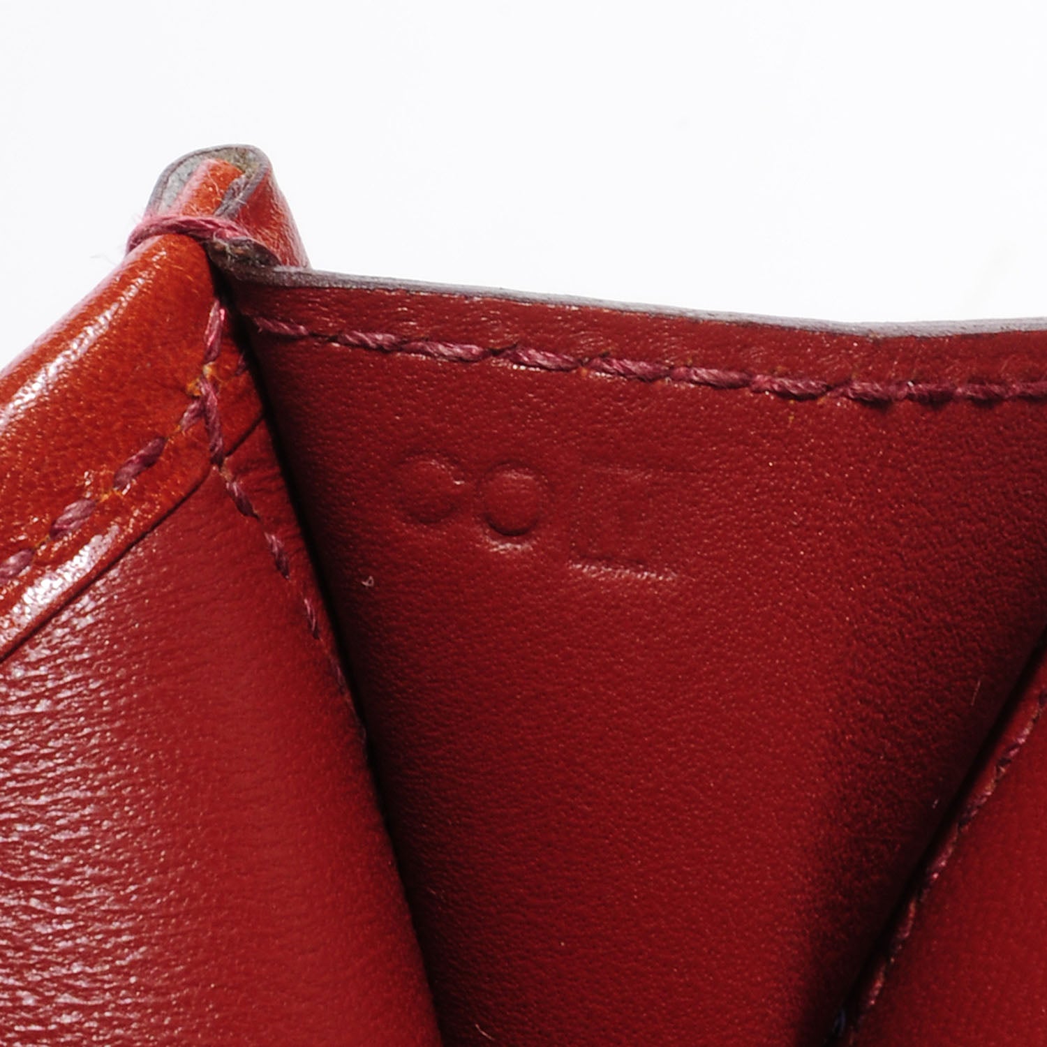 Hermes Box Jige Elan 35 Clutch Rouge H 7 of 8