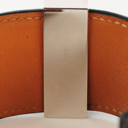 Hermes Shiny Alligator Collier De Chien CDC S Bracelet Amethyst 5 of 10