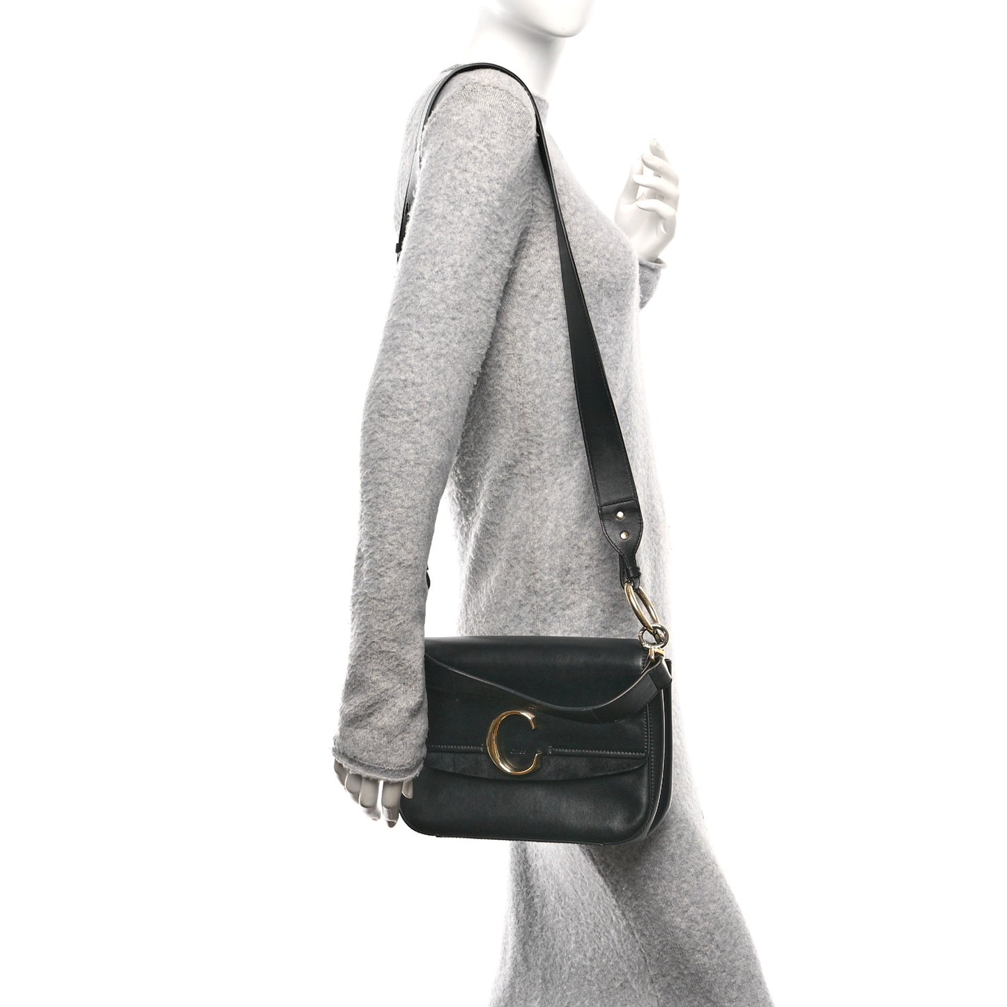 Calfskin C Double Carry Black