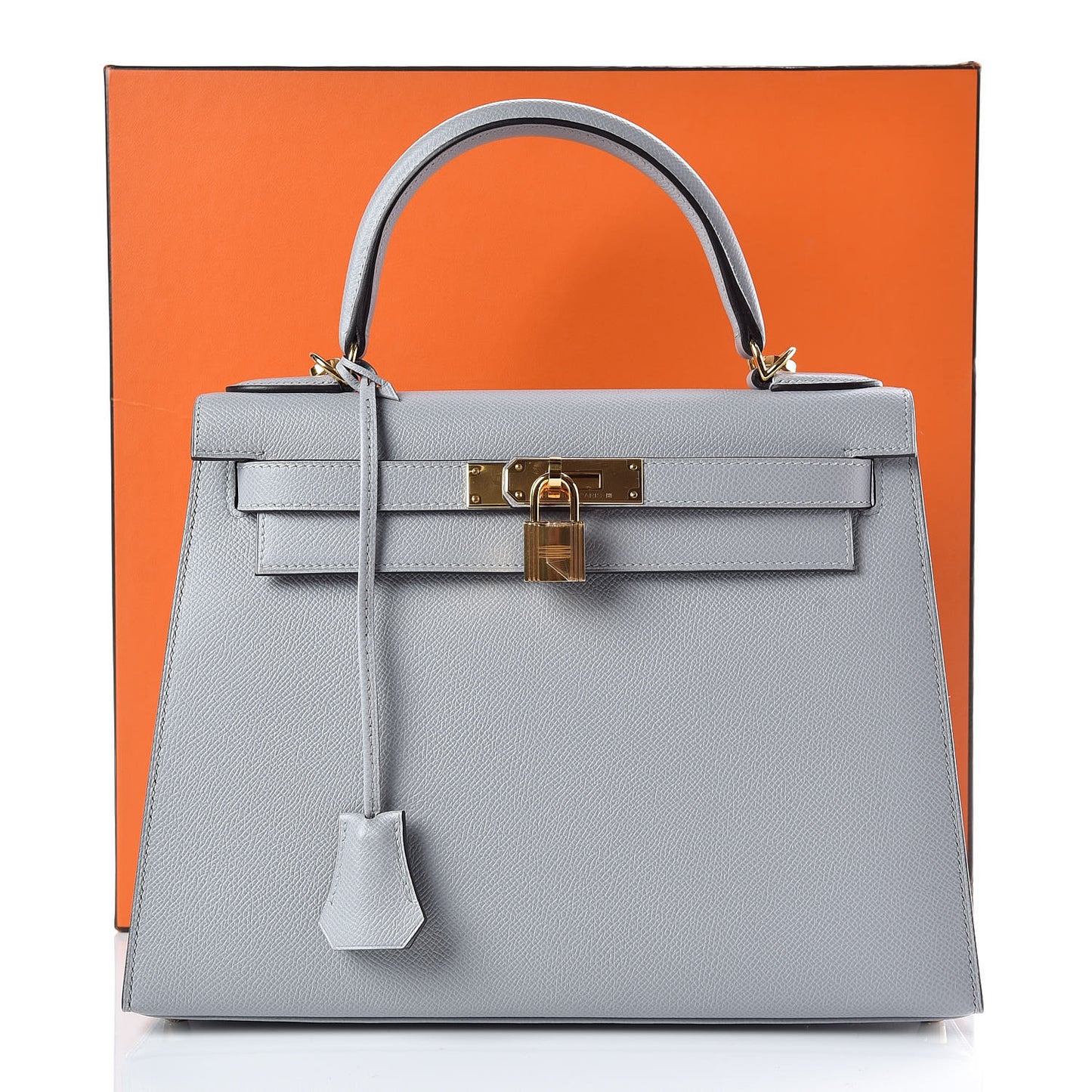 Epsom Kelly Sellier 28 Bleu Glacier