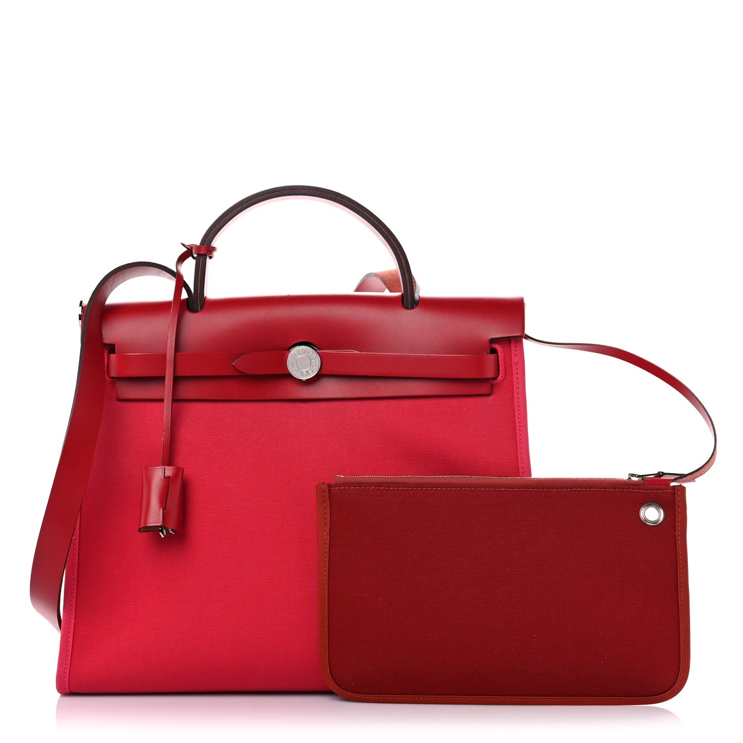 Military Toile Vache Hunter Herbag Zip 31 PM Rose Extreme Rouge Venetian Rouge Piment
