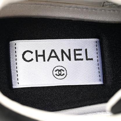 Chanel Calfskin CC Sneakers 40 Black 8 of 10