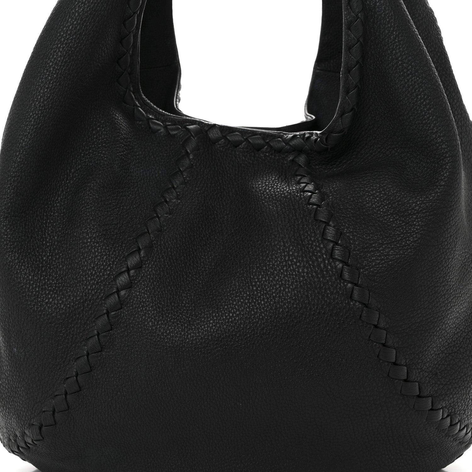 Bottega Veneta Cervo Deerskin Large Hobo Black 8 of 12