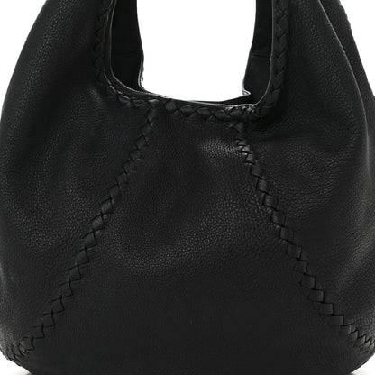 Bottega Veneta Cervo Deerskin Large Hobo Black 8 of 12