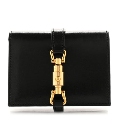 Gucci Calfskin Jackie 1961 Card Case Black 1 of 8