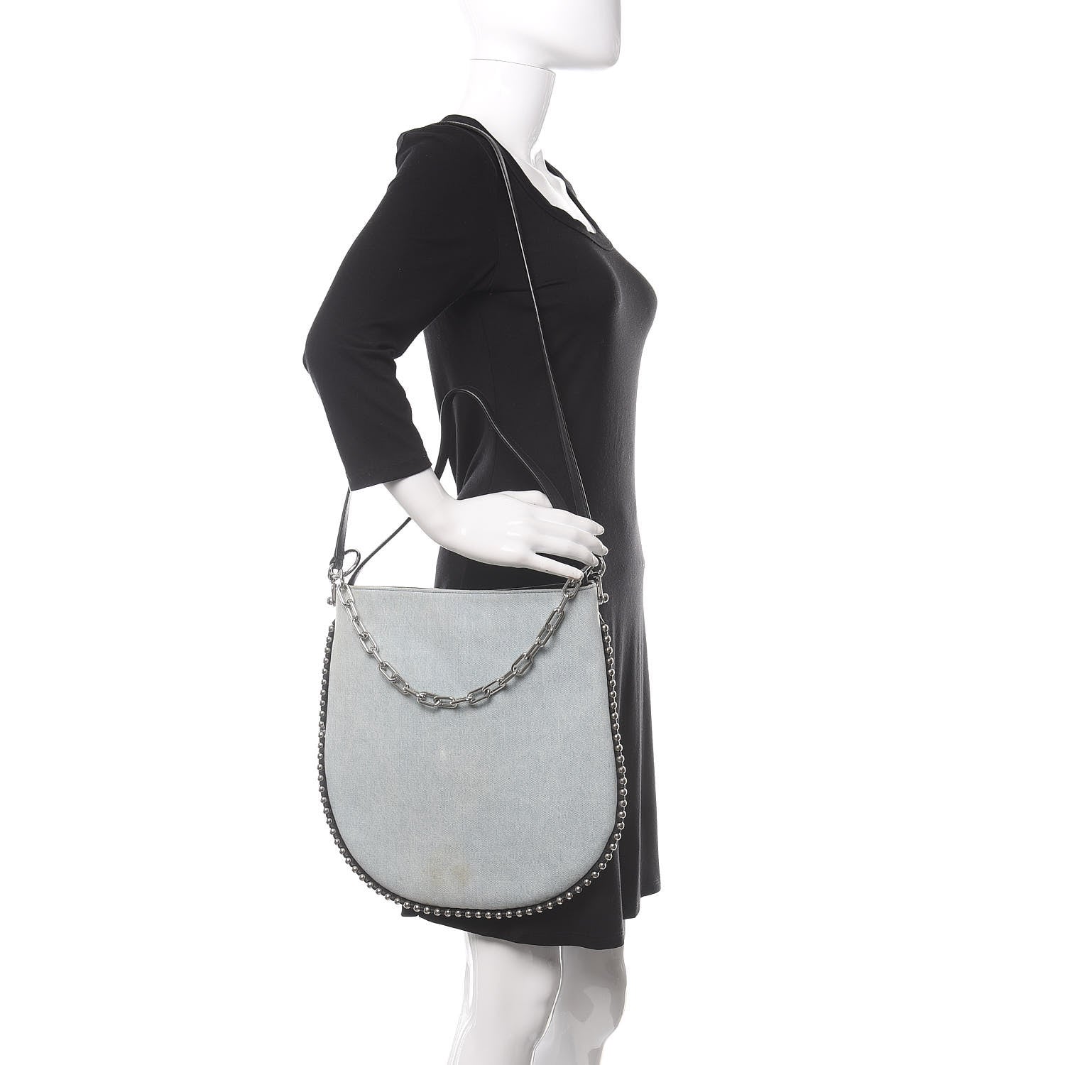 Alexander Wang Denim Roxy Hobo Blue 2 of 10