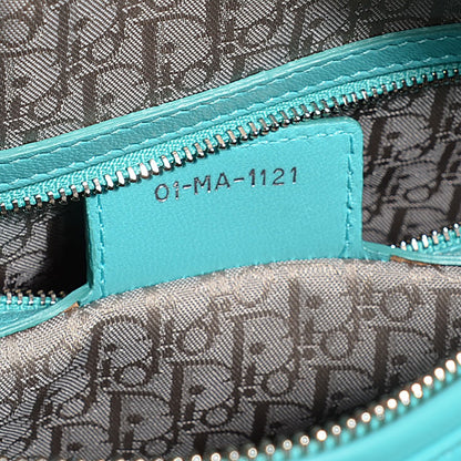 Christian Dior Lambskin Cannage Large Lady Dior Turquoise 9 of 9