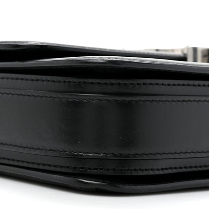 Saint Laurent Box Calfskin Monogram Medium Solferino Satchel Black 10 of 14
