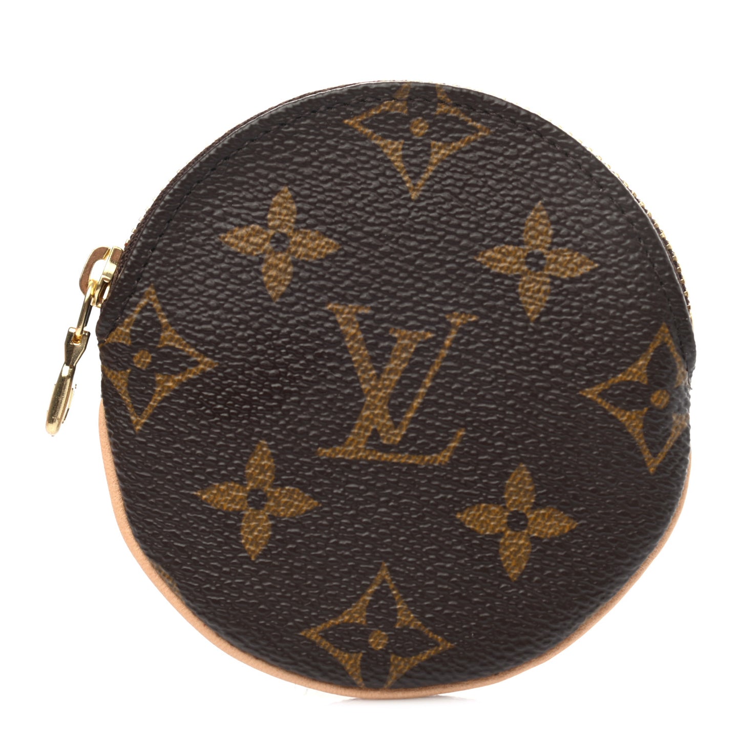 Monogram Round Coin Purse