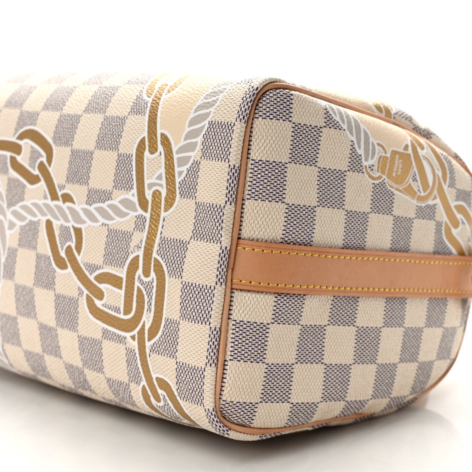 Louis Vuitton Damier Azur Nautical Speedy Bandouliere 25 9 of 13