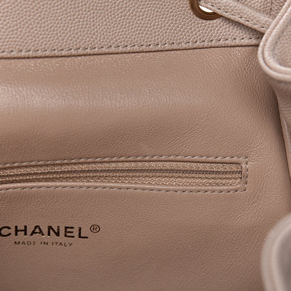 Chanel Caviar Quilted Business Affinity Backpack Beige 8 of 19